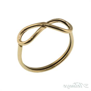 انگشتر طلا بدون نگین بینهایت کد 5