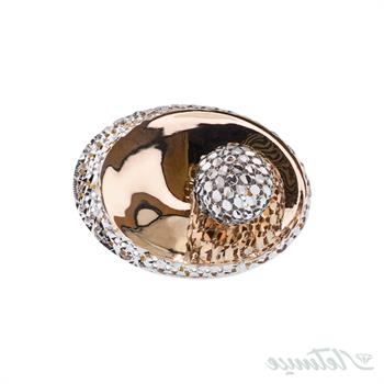 انگشتر طلا بدون نگین رزالین توپی