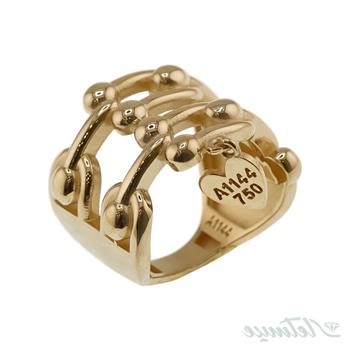 انگشتر طلا بدون نگین هرمس توپی