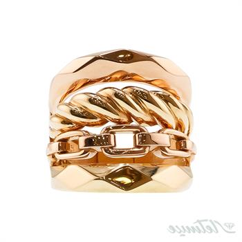 انگشتر طلا بدون نگین پورتوفینو سلین