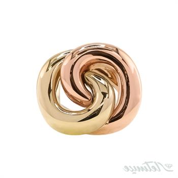 انگشتر طلا بدون نگین عتیق حلزون