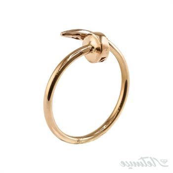 انگشتر طلا بدون نگین میخ