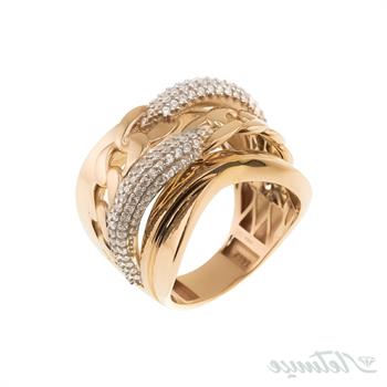 انگشتر طلا نگین دار گلکسی کارتیر