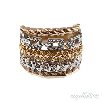 انگشتر طلا بدون نگین پورتوفینو عتیق کد 1