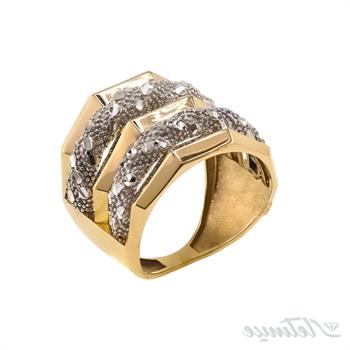 انگشتر طلا بدون نگین کنزا پورتوفینو کد 3