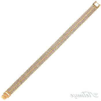 دستبند طلا رولکس تراش شاین