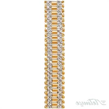 دستبند طلا رولکس تراش شاین