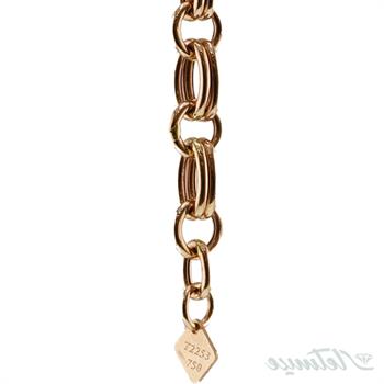 دستبند طلا زنجیری ام ان لوکس