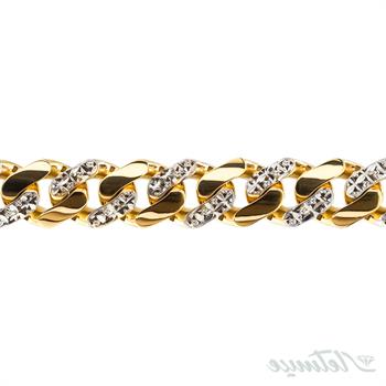 دستبند طلا موناکو تراش