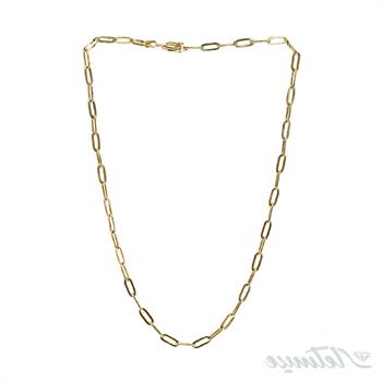 زنجیر طلا هرمس ساده کد 3