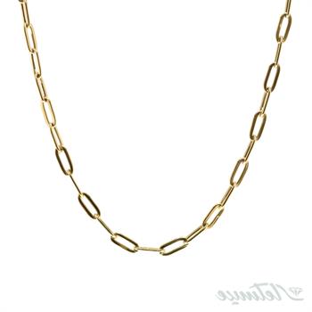 زنجیر طلا هرمس ساده کد 3