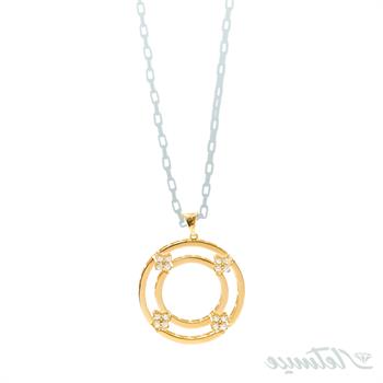 نیم ست طلا روبرتو نگین دار