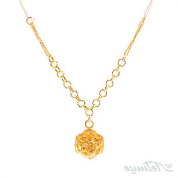 گردنبند طلا طرح بهراد گل